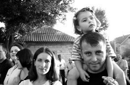 Ljubisa Vesic sa porodicom