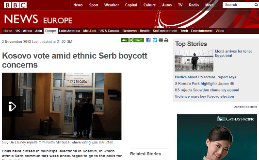 BBC: У случају слабог одзива Срба избори неће имати кредибилитет