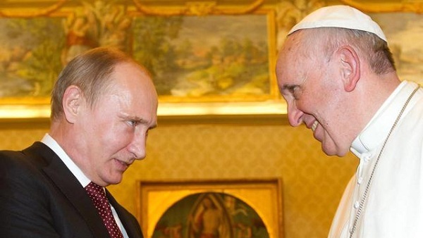 Путин у Ватикану код папе (ВИДЕО)