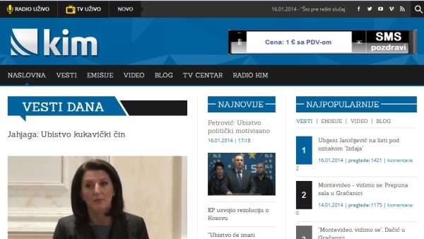 КИМ радио злонамерно повезује убиство Јанићијевића са листом одборника са портала “ЦИК Косова”