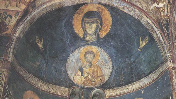 Freska Bogorodica Ljeviska Prizren