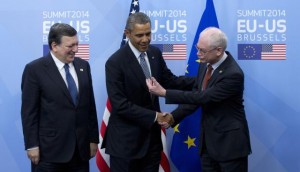 Barack Obama, Jose Manuel Barroso, Herman Van Rompuy