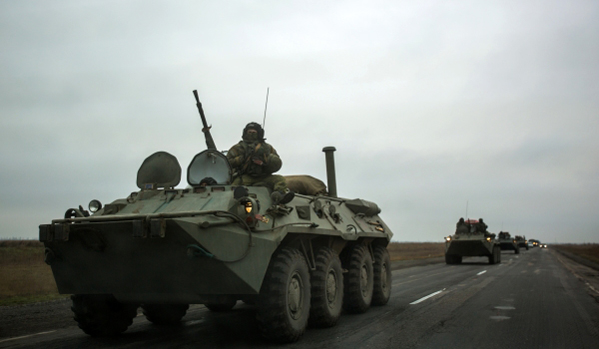 Око 45 оклопних транспортера украјинске Националне гарде кренуло из Харковске у Луганску област