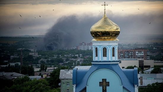 Украjинска воjска разорила православну цркву у Луганску