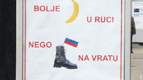 Руска амбасада уложила протестну ноту Црној Гори због антируских билборда