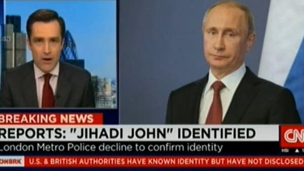 Си-Ен-Ен опет „греши“: Путин као Џихади Џон (ВИДЕО)