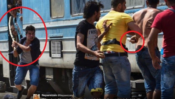 ФРОНТАЛНИ УДАР: Хиљаде миграната ударило на полицијски кордон у Ђевђелији (ФОТО/ВИДЕО)