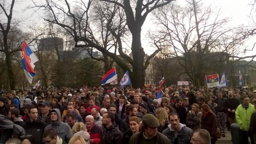 Anti NATO protest u Beogradu 02.2016