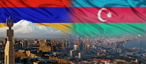 Zastave Azerbejdžan i Jermenija