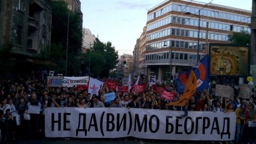 Ne davimo Beograd protest