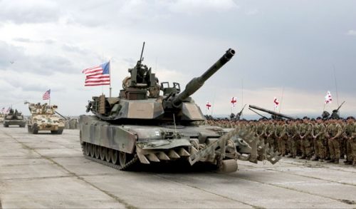 Tenk Abrams u Gruziji