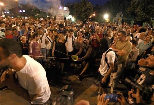 Makedonija demonstracije