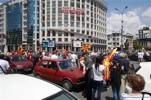 Makedonija protesti obojena revolucija