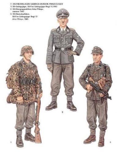 SS uniforme ilustracija
