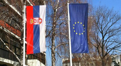 Заставе Србија и ЕУ