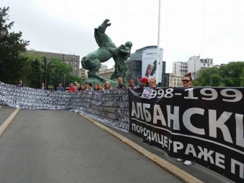 Протест у Београду Француска и Харадинај 1