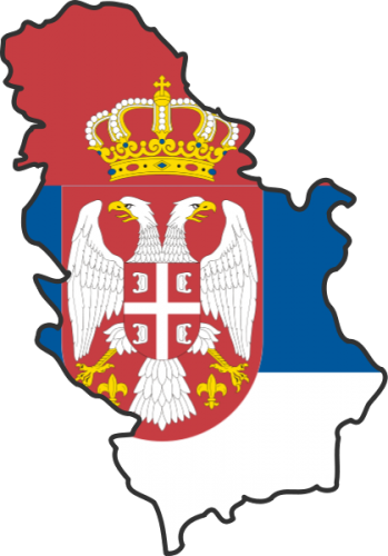 serbian-flag-map