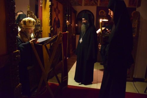Монашење у манастиру Преподобног Јустина Ћелијског у Барајеву
