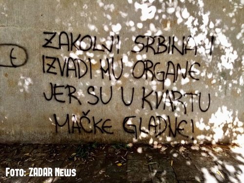 „Закољи Србина и извади му органе јер су у кварту мачке гладне“
