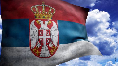 serbian flag of serbia