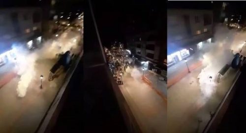 Полиција сузавцем и шок бомбама на грађане, нова хапшења у Никшићу