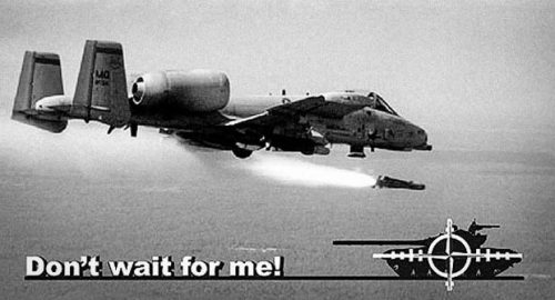 ''Не чекајте ме'' -  Део пропагадног летка којим је НАТО током агресија покушавао да заплаши српску војску
