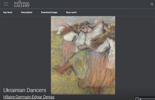 Лондон: Због „ове ситуације“ Дегаова слика „Руске плесачице“ одсад се зове „Украјинске плесачице“