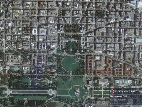 satelitski snimak vasington