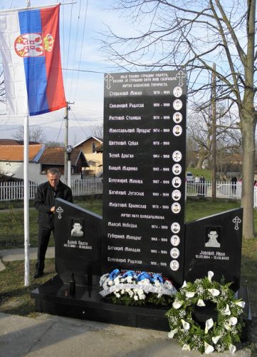 Споменик убијеној српској деци и жртвама НАТО бомбаровања и убијених од албанских терориста