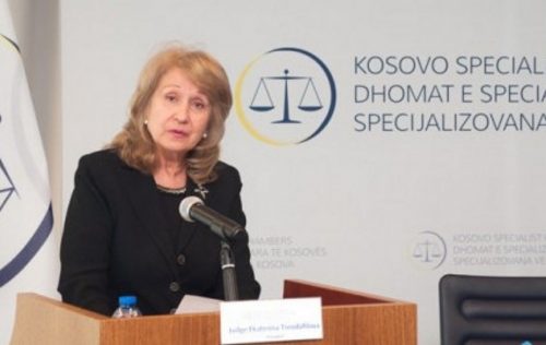 Председница Специјализованих већа Косова са седиштем у Хагу Екатерина Трендафилова