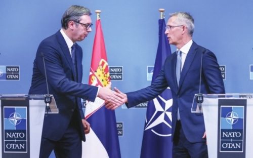 BELGIUM-NATO-SERBIA-DIPLOMACY