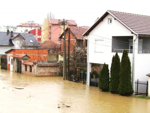 Поплављене куће у Бошњачкој махали