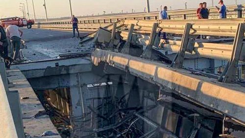 Москва: На Кримски мост је извршен терористички напад