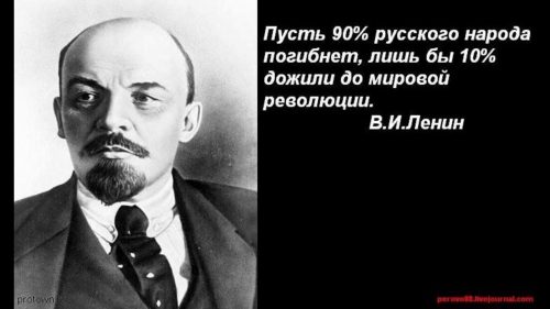 Крвави пут чудовишта (Поводом стогодишњице од смрти В. И. Лењина)
