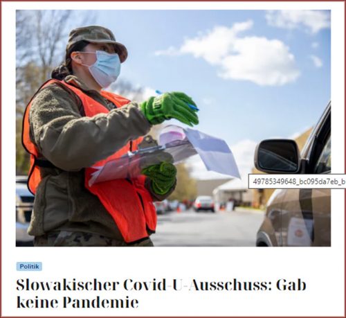 Словачки државни анкетни одбор за ковид: Није било пандемије у Словачкој