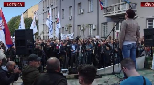 loznica protest